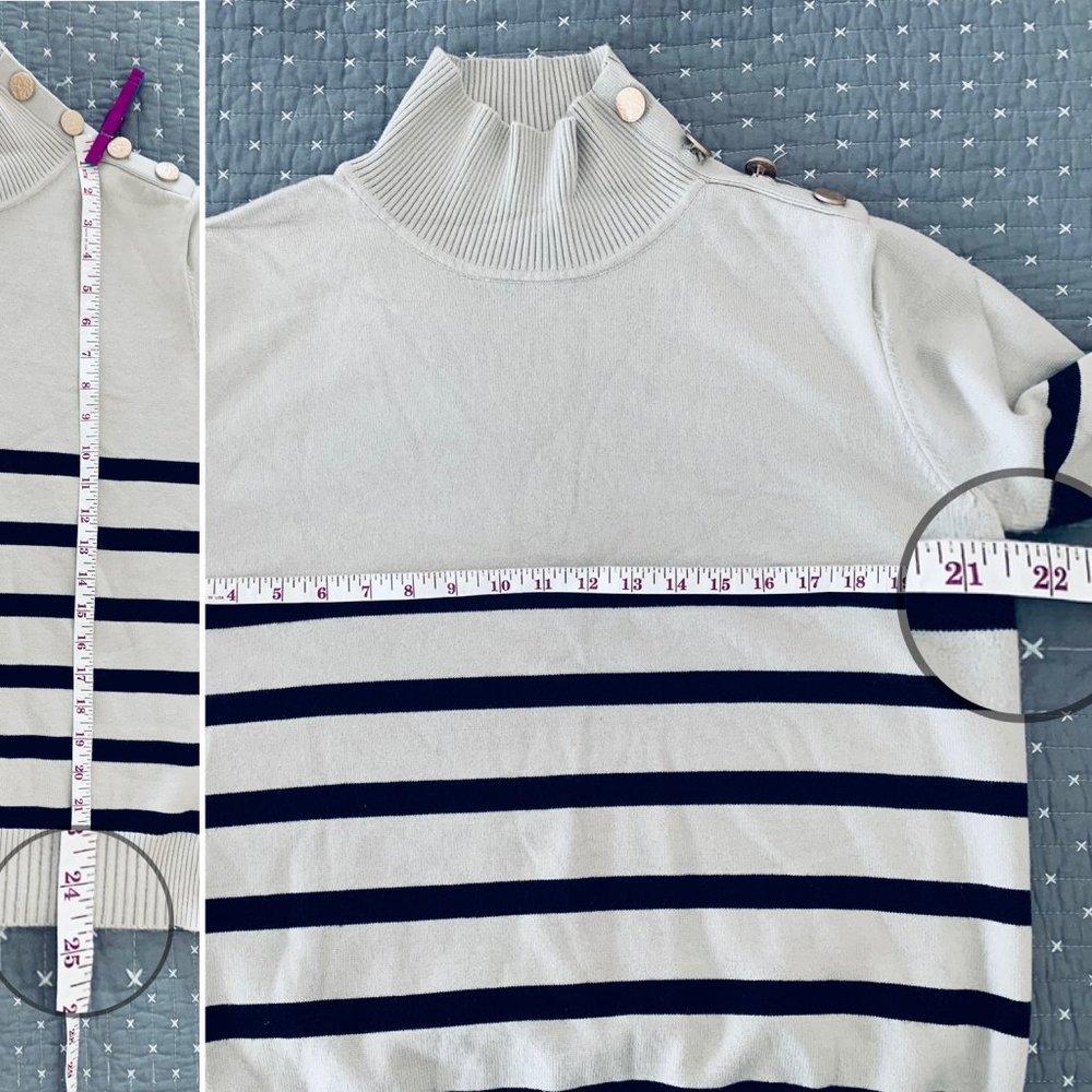 Mock Button Neck Sweater NWT - Picture 12 of 12